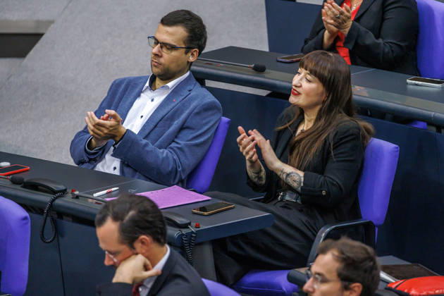 Bundestag Heidi Reichinnek The Left in the German Bundestag on October 9, 2026, in Berlin, Berlin, Germany, Bundestag
