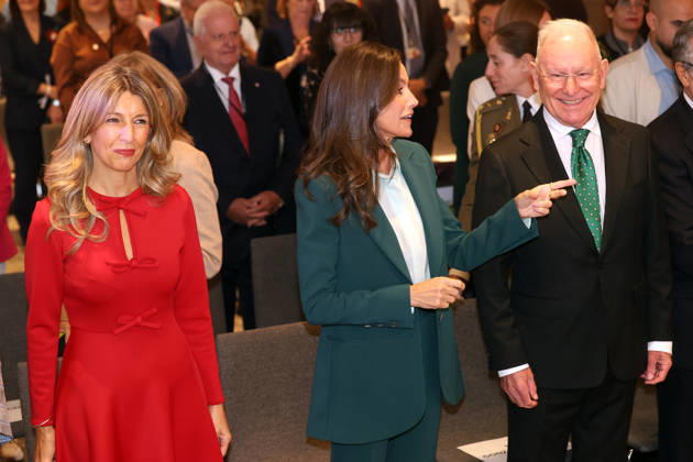 Queen Letizia Presides Over the Official Ceremony for World Mental Health Day 2026 The Minister of Labor and Social Economy, Yolanda Díaz, Queen Letizia, and the president of the Spanish Mental Health Confederation, Nel A. González Zapico, during the official ceremony for World Mental Health Day 2026 at the Ilunion Atrium Hotel on October 9, 2026, in Madrid, Spain. Organized by the Spanish Mental Health Confederation, the event will be held under the slogan Match Your Mental Health, in collaboration with the Ministry of Social Rights, Consumer Affairs, and the 2030 Agenda and the ONCE Foundation. CELEBRITIES QUEEN ROYALTY HEALTH MENTAL HEALTH Raú Madrid Madrid, Spain Copyright: xRaulxTerrelx 7830612