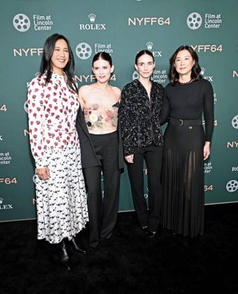 October 8, 2026, New York, Ny, United States: Agnes Chu, Kate Mara, Rooney Mara and Clara Wu Tsai attend the 64th New York Film Festival Werner Herzog s Bucking Fastard Screening. Held at Alice Tully Hall at Lincoln Center in New York. Zuma Press. October 8, 2026. New York United States - ZUMAp281 20261008_zea_p281_014 Copyright: xPhotoxImagexPressx