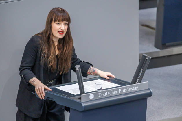 Bundestag Heidi Reichinnek The Left in the German Bundestag on October 9, 2026, in Berlin, Berlin, Germany, Bundestag