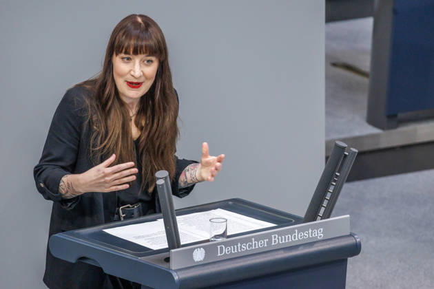 Bundestag Heidi Reichinnek The Left in the German Bundestag on October 9, 2026, in Berlin, Berlin, Germany, Bundestag