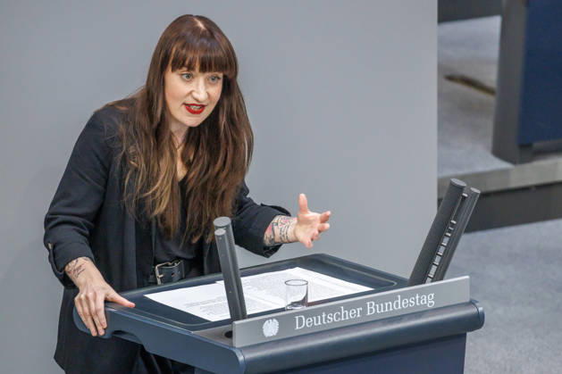 Bundestag Heidi Reichinnek The Left in the German Bundestag on October 9, 2026, in Berlin, Berlin, Germany, Bundestag