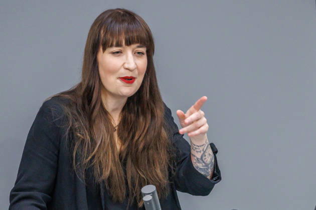 Bundestag Heidi Reichinnek The Left in the German Bundestag on October 9, 2026, in Berlin, Berlin, Germany, Bundestag