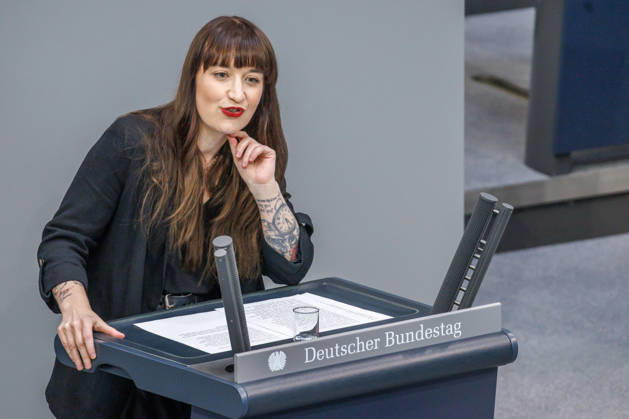 Bundestag Heidi Reichinnek The Left in the German Bundestag on October 9, 2026, in Berlin, Berlin, Germany, Bundestag