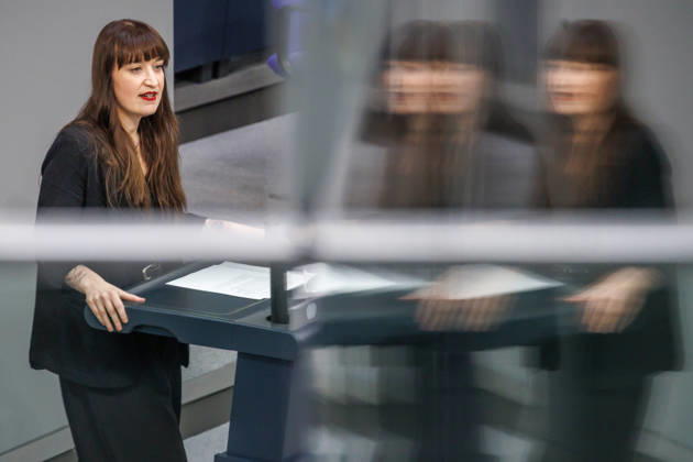Bundestag Heidi Reichinnek The Left in the German Bundestag on October 9, 2026, in Berlin, Berlin, Germany, Bundestag