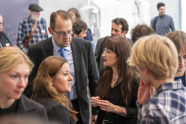 Sören Pellmann, Heidi Reichinnek, Social Council EUR, Germany, Berlin, October 9, 2026 Janine Wissler, Sören Pellmann, and Heidi Reichinnek in conversation: Kickoff for the Social Council The Left Party parliamentary group in the Bundestag is hosting a conference on social security and solidarity across society, with participants from the worlds of politics and civil soc