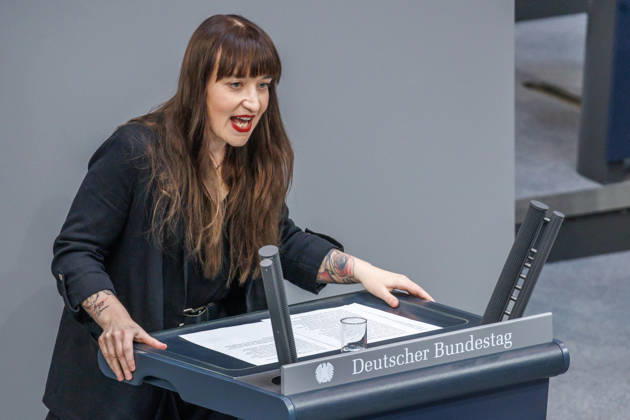 Bundestag Heidi Reichinnek The Left in the German Bundestag on October 9, 2026, in Berlin, Berlin, Germany, Bundestag