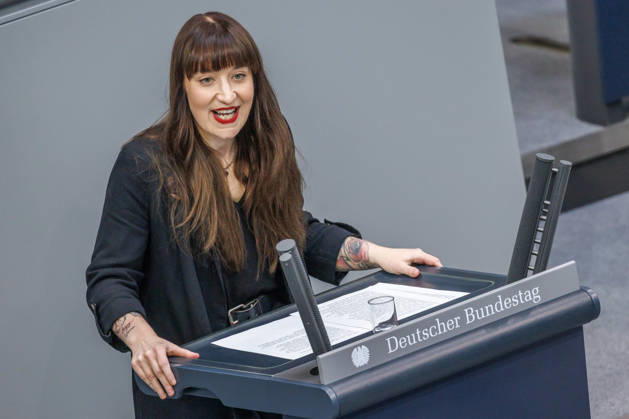 Bundestag Heidi Reichinnek The Left in the German Bundestag on October 9, 2026, in Berlin, Berlin, Germany, Bundestag