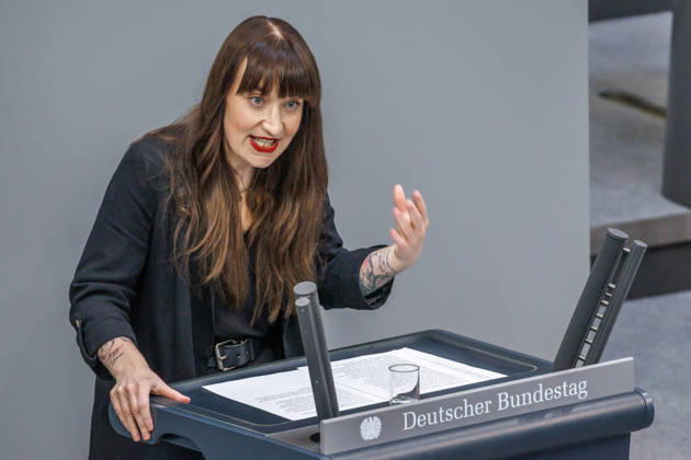 Bundestag Heidi Reichinnek The Left in the German Bundestag on October 9, 2026, in Berlin, Berlin, Germany, Bundestag