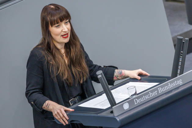 Bundestag Heidi Reichinnek The Left in the German Bundestag on October 9, 2026, in Berlin, Berlin, Germany, Bundestag