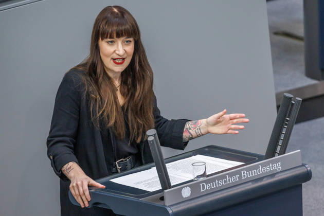 Bundestag Heidi Reichinnek The Left in the German Bundestag on October 9, 2026, in Berlin, Berlin, Germany, Bundestag