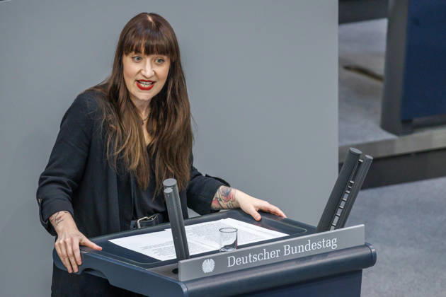 Bundestag Heidi Reichinnek The Left in the German Bundestag on October 9, 2026, in Berlin, Berlin, Germany, Bundestag