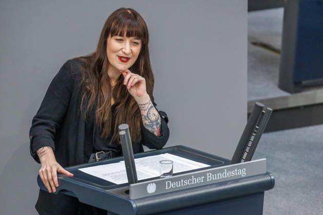Bundestag Heidi Reichinnek The Left in the German Bundestag on October 9, 2026, in Berlin, Berlin, Germany, Bundestag