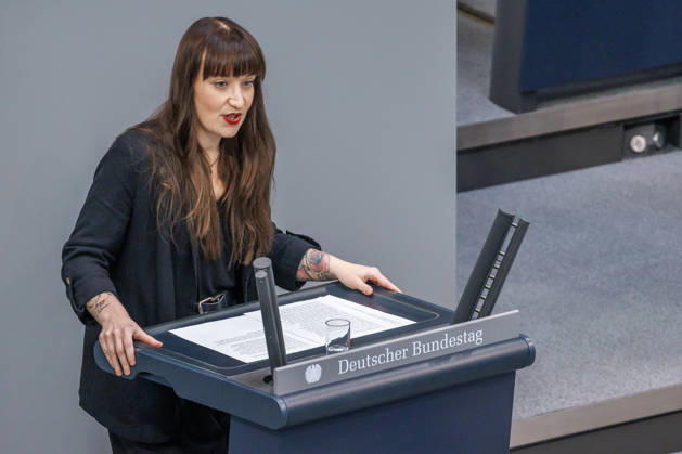 Bundestag Heidi Reichinnek The Left in the German Bundestag on October 9, 2026, in Berlin, Berlin, Germany, Bundestag