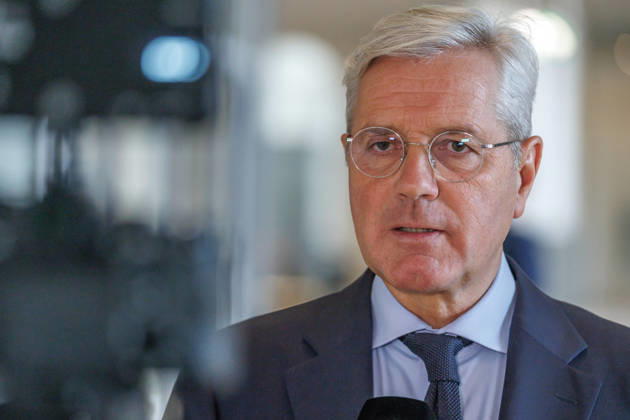 Norbert Roettgen of the CDU in an interview at the German Bundestag on October 9, 2026, in Berlin, Berlin, Berlin, Germany, Bundestag