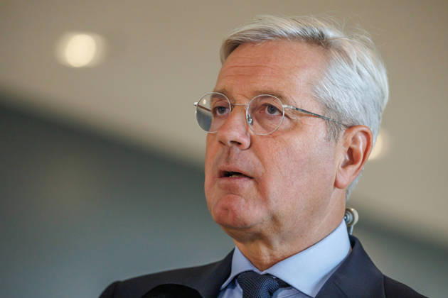 Norbert Roettgen of the CDU in an interview at the German Bundestag on October 9, 2026, in Berlin, Berlin, Berlin, Germany, Bundestag