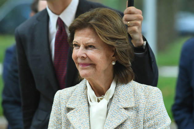 Ceremonial dedication of the new Luisen Gymnasium school building on October 9, 2026, in Düsseldorf: Her Majesty Queen Silvia of Sweden xRx