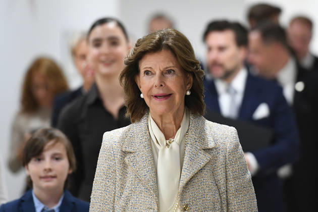 Ceremonial dedication of the new Luisen Gymnasium school building on October 9, 2026, in Düsseldorf: Her Majesty Queen Silvia of Sweden xRx