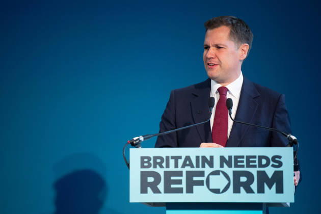 Reform UK Presser at Church House, London, UK - 9 October, 2026 Robert Jenrick - Reform UK Chancellor speaks at a Press Conference at Church House, London, England, UK on Friday 9 October, 2026., Credit:Justin Ng Avalon UK, England, London, Church House Copyright: xJustinxNgx xAvalonx 1141731636