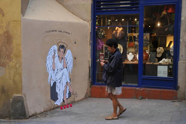 Maricarmen Forever, the new work by street artist TVBoy in Barcelona The work Maricarmen Forever by street artist TVBoy, as of October 9, 2026, in Barcelona, Catalonia, Spain. Street artist TVBoy has depicted Maricarmen with angel wings and a key in her hand, paying tribute to the elderly woman who was evicted from her apartment a few weeks ago following her death, with the phrase Maricarmen Forever OCTOBER 9, 2026 Barcelona Catalonia Barcelona Catalonia Spain  Copyright: xDavidxZorrakinox 7831549