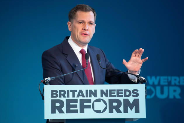 Reform UK Presser at Church House, London, UK - 9 October, 2026 Robert Jenrick - Reform UK Chancellor speaks at a Press Conference at Church House, London, England, UK on Friday 9 October, 2026., Credit:Justin Ng Avalon UK, England, London, Church House Copyright: xJustinxNgx xAvalonx 1141731805