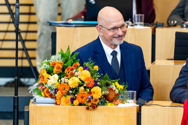 October 9, 2026, GER, News Politics, 8th Legislative Session, 58th Plenary Session in the Plenary Hall of the Thuringian State Parliament, Election of the Vice President of the Thuringian State Parliament: Steffen Quasebarth of Thüringen Gerecht is elected Vice President of the Thuringian State Parliament in the second round of voting, 99096 Erfurt, Thuringian State Parliament, Thuringia, Germany