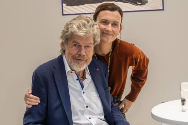 Reinhold Messner at the Frankfurt Book Fair 2026 09 10 2026 Mountaineering legend Reinhold Messner and his wife Diane Messner will present their joint book *Lebenszeit: On the Value of Transience