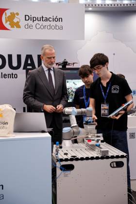 King Felipe VI Closes the Indudef 2026 Defense Industry Congress in Córdoba His Majesty King Felipe VI Visits the Indudef 2026 Defense Industry Congress October 9, 2026, in Córdoba, Andalusia, Spain Over the course of three days, Indudef has brought together companies in the defense, technology, and innovation sectors, in addition to panel discussions, professional meetings, and spaces designed to foster collaboration and networking OCTOBER 9, 2026 Córdoba, Andalusia, Spain Córdoba, Andalusia, Spain Spain  Copyright: xMaderoxCuberox 7831663