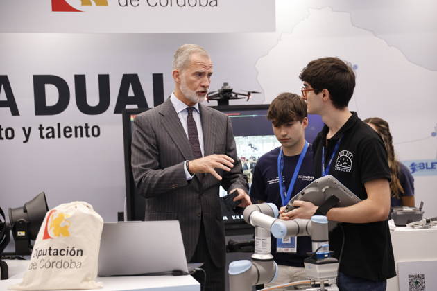 King Felipe VI Closes the Indudef 2026 Defense Industry Congress in Córdoba His Majesty King Felipe VI Visits the Indudef 2026 Defense Industry Congress October 9, 2026, in Córdoba, Andalusia, Spain Over the course of three days, Indudef has brought together companies in the defense, technology, and innovation sectors, in addition to panel discussions, professional meetings, and spaces designed to foster collaboration and networking OCTOBER 9, 2026 Córdoba, Andalusia, Spain Córdoba, Andalusia, Spain Spain  Copyright: xMaderoxCuberox 7831664