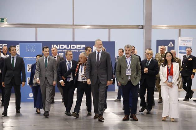 King Felipe VI Closes the Indudef 2026 Defense Industry Congress in Córdoba His Majesty King Felipe VI attends the closing ceremony of the Indudef 2026 Defense Industry Congress in Córdoba October 9, 2026, in Córdoba, Andalusia, Spain. Over the course of three days, Indudef has brought together companies in the defense, technology, and innovation sectors, in addition to panel discussions, professional meetings, and spaces designed to foster collaboration and networking. OCTOBER 9, 2026 Córdoba, Andalusia, Spain Córdoba, Andalusia, Spain Spain  Copyright: xMaderoxCuberox 7831679