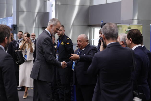 King Felipe VI Closes the Indudef 2026 Defense Industry Congress in Córdoba His Majesty King Felipe VI attends the closing ceremony of the Indudef 2026 Defense Industry Congress in Córdoba on October 9, 2026, in Córdoba, Andalusia, Spain. Over the course of three days, Indudef has brought together companies involved in defense, technology, and innovation, in addition to panel discussions, professional meetings, and spaces designed to foster collaboration and networking. OCTOBER 9, 2026 Córdoba, Andalusia, Spain Córdoba, Andalusia, Spain Spain  Copyright: xMaderoxCuberox 7831689