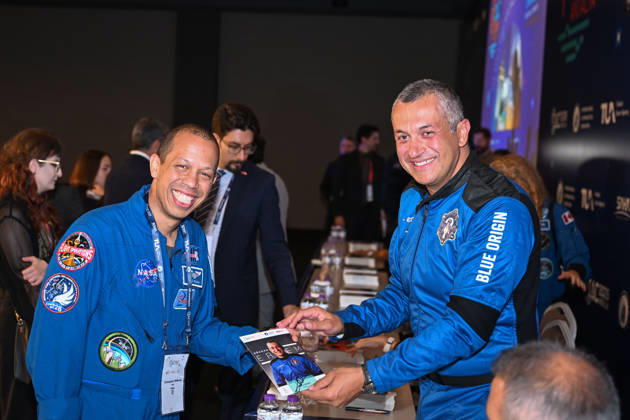 Astronauts meet visitors at autograph session during International Astronautical Congress ANTALYA, TURKIYE - OCTOBER 09: Astronauts from various countries meet visitors during an autograph session on Public Day of the 77th International Astronautical Congress (IAC 2026) at the NEST Congress Center in Antalya, Turkiye, on October 09, 2026. Organized by the International Astronautical Federation (IAF) under the coordination of the Ministry of Industry and Technology and hosted by the Turkish Space Agency (TUA) and SAHA Istanbul, the congress opens its doors to the public on its final day. Muhammed Abdullah Kurtar Anadolu Antalya Turkey. Editorial use only. Please get in touch for any other usage. Copyright: x2026xAnadoluxMuhammedxAbdullahxKurtarx