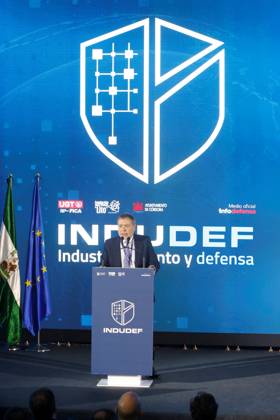 King Felipe VI Closes the Indudef 2026 Defense Industry Congress in Córdoba. The Secretary General of UGT FICA, Mariano Hoya, speaks at the closing ceremony of the Indudef 2026 Defense Industry Congress October 9, 2026, in Córdoba, Andalusia, Spain. Over the course of three days, Indudef brought together companies in the defense, technology, and innovation sectors, as well as panel discussions, professional meetings, and spaces designed to foster collaboration and networking. OCTOBER 9, 2026 Córdoba, Andalusia, Spain Córdoba, Andalusia, Spain Spain Copyright: xMaderoxCuberox 7831722