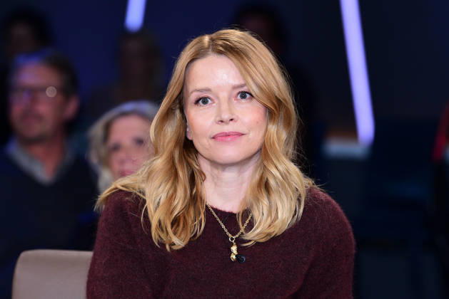 Karoline Schuch during the NDR Talk Show on October 9, 2026, at NDR Studio Lokstedt in Hamburg, Germany; NDR Talk Show in Hamburg, Germany