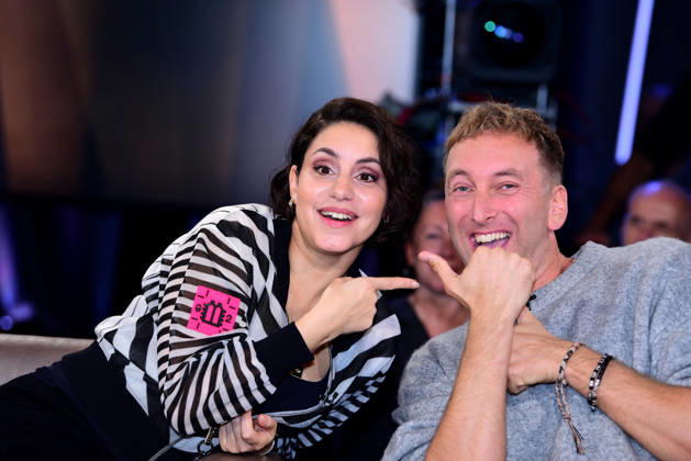 Almila Bagriacik and Freshtorge during the NDR Talk Show on October 9, 2026, at NDR Studio Lokstedt in Hamburg, Germany; NDR Talk Show in Hamburg, Germany