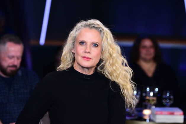 Barbara Schoeneberger during the NDR Talk Show on October 9, 2026, at NDR Studio Lokstedt in Hamburg, Germany; NDR Talk Show in Hamburg, Germany