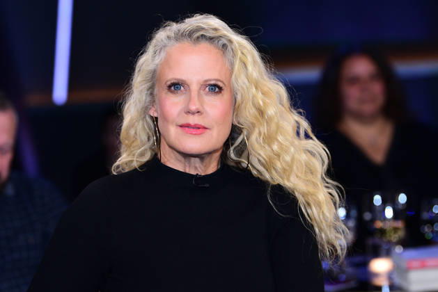 Barbara Schoeneberger during the NDR Talk Show on October 9, 2026, at NDR Studio Lokstedt in Hamburg, Germany; NDR Talk Show in Hamburg, Germany