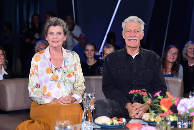 Sonja Moor and Max Moor during the NDR Talk Show on October 9, 2026, at NDR Studio Lokstedt in Hamburg, Germany; NDR Talk Show in Hamburg, Germany