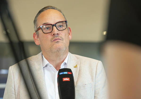 Martin Reichard (EUR), Germany, Berlin, October 9, 2026: Interview with Martin Reichard (AfD) regarding BMW s refusal to lease vehicles to the AfD in Saxony-Anhalt
