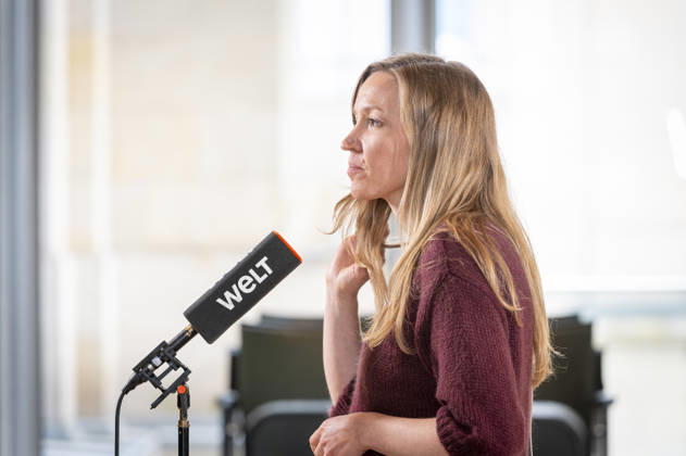 Ottilie Klein (EUR), Germany, Berlin, October 9, 2026 Ottilie Klein (CDU) gives an interview in the German Bundestag on current issues related to the upcoming reforms