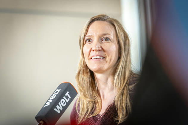 Ottilie Klein (EUR), Germany, Berlin, October 9, 2026 Ottilie Klein (CDU) gives an interview in the German Bundestag on current issues related to the upcoming reforms