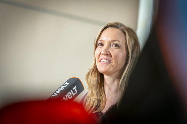 Ottilie Klein (EUR), Germany, Berlin, October 9, 2026 Ottilie Klein (CDU) gives an interview in the German Bundestag on current issues related to the upcoming reforms