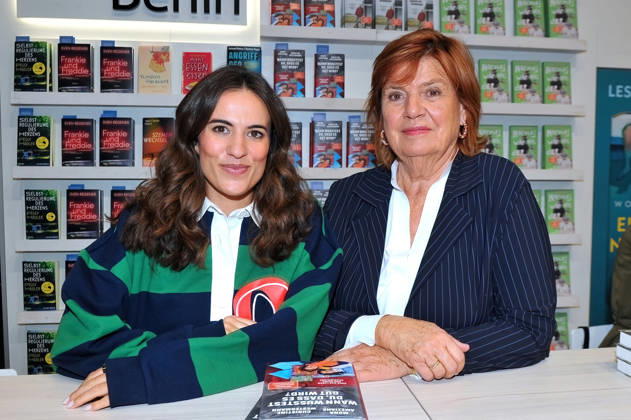 Frankfurt Book Fair 2026: Host Mona Ameziane and author Christine Westermann on October 9, 2026, at the Frankfurt Book Fair 20261009MWI153848