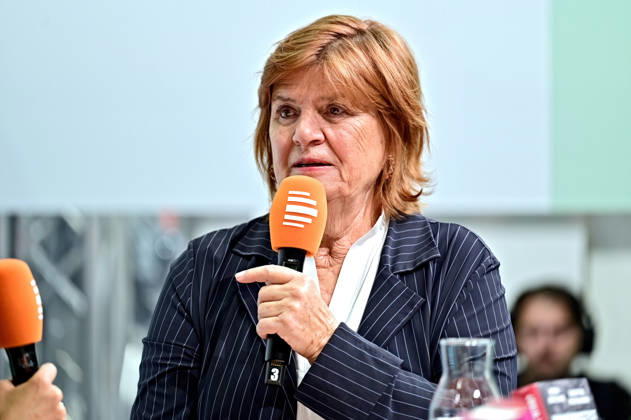 Frankfurt Book Fair 2026: Author Christine Westermann on October 9, 2026, at the Frankfurt Book Fair 20261009MWI154053