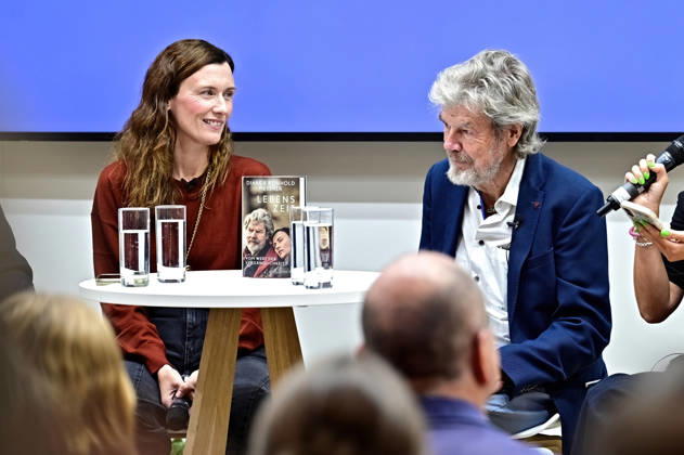 Frankfurt Book Fair 2026: Reinhold and Diane Messner on October 9, 2026, at the Frankfurt Book Fair 20261009MWI154394