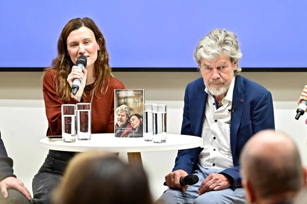 Frankfurt Book Fair 2026: Reinhold and Diane Messner on October 9, 2026, at the Frankfurt Book Fair 20261009MWI154426