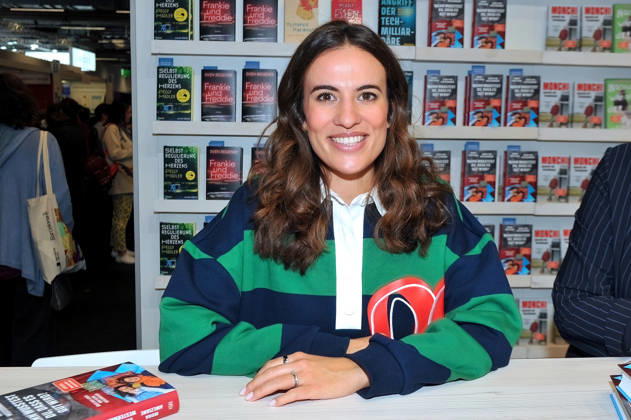 Frankfurt Book Fair 2026: Host Mona Ameziane on October 9, 2026, at the Frankfurt Book Fair 20261009MWI153856