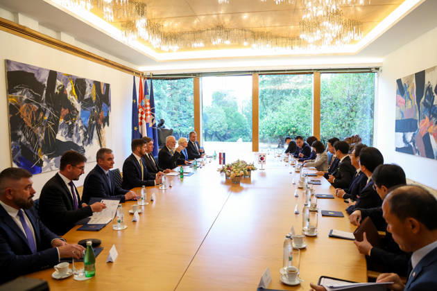 Croatian President Milanovic hosts South Korean parliament speaker Croatian President Zoran Milanovic hosted Cho Jeong-sik, Speaker of the National Assembly of the Republic of Korea, in Zagreb, Croatia on October 9, 2026. MatijaxHabljak PIXSELL