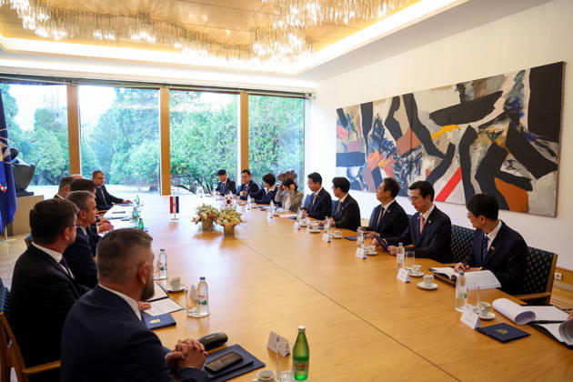 Croatian President Milanovic hosts South Korean parliament speaker Croatian President Zoran Milanovic hosted Cho Jeong-sik, Speaker of the National Assembly of the Republic of Korea, in Zagreb, Croatia on October 9, 2026. MatijaxHabljak PIXSELL