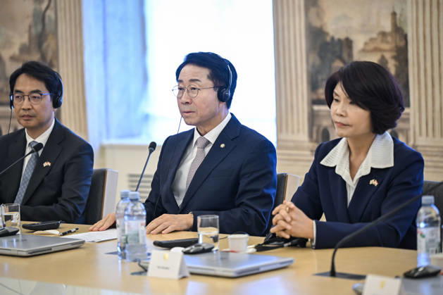 Croatian PM Plenkovic meets South Korean parliament speaker Croatian Prime Minister Andrej Plenkovic met with Cho Jeong-sik, Speaker of the National Assembly of the Republic of Korea, at the Banski dvori government headquarters in Zagreb, Croatia on October 9, 2026. NevaxZganec PIXSELL